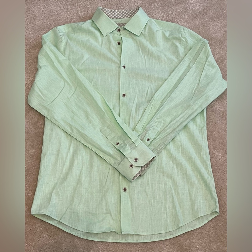 Tom Baine London - Exclusive Fabric - Button Up Shirt - Size XL